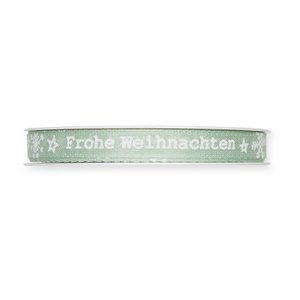 "Merry Christmas" printed ribbon
