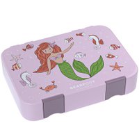 Children's lunch box with compartments, lunch box, bento box-mermaid