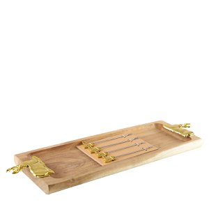 Entwurf und Käseblett und 4 Spikes Aperitif Doré