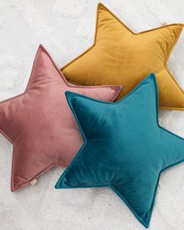 VELVET STAR PILLOW (9 colours) S size