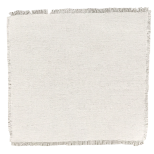 Leinentuch 20x20cm cremefarben