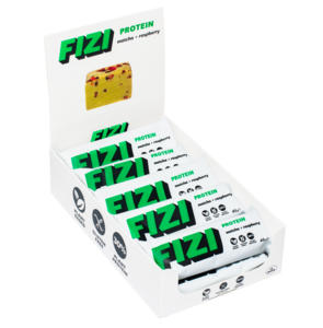 VEGAN GLUTEN FREE PROTEIN BAR "MATCHA + RASPBERRY" 45g