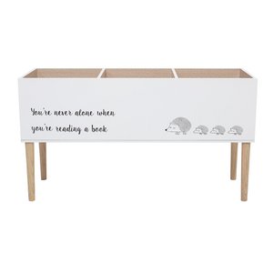 Salam Bücherständer, Weiß, MDF