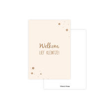Kaartje | Welkom lief kleintje!