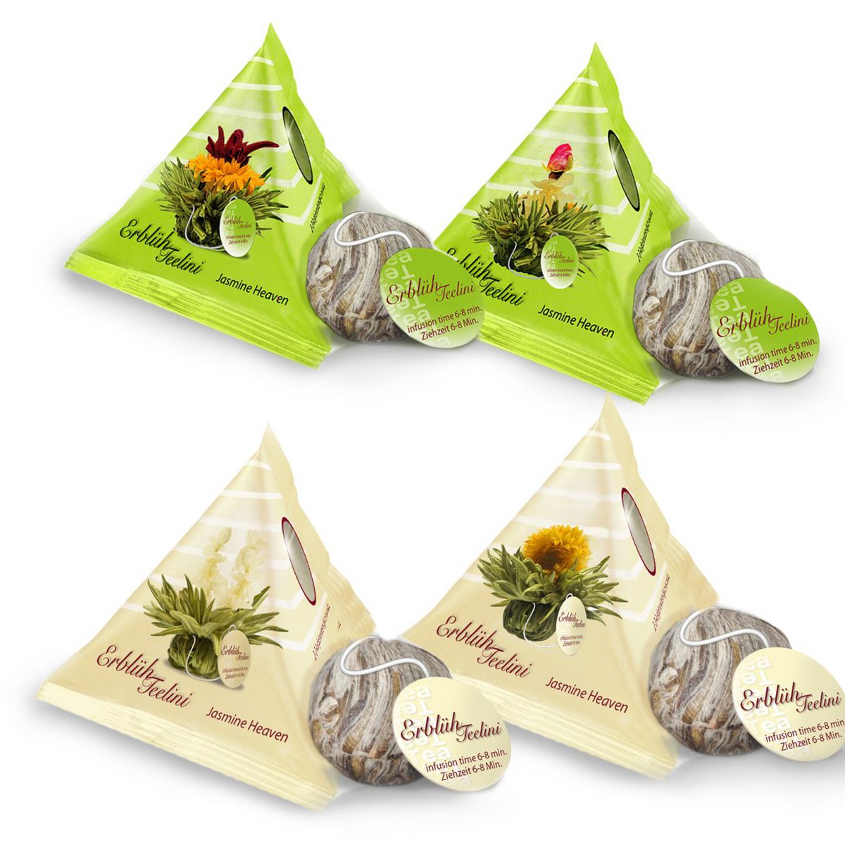 Creano 4 theebloemen geschenkdoos Teelini Mix