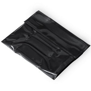 ZWARTE FLESSENKOELER. PVC 34X18 .1 CM