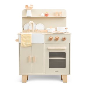 Wooden Toy Children's Kitchen Beige