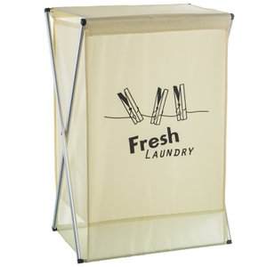 KLEIDERHALTER AUS ALUMINIUM/POLYESTER/WEIß/SCHWARZER DECKEL 45X32X71CM, ALUM.50%+POLY.50% ST87008