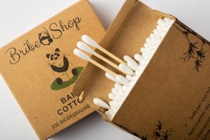 Wattestäbchen aus Bambus