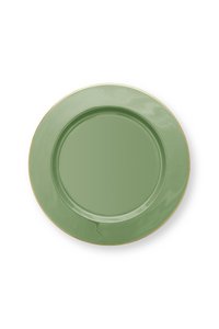 Plate Metal Mid Green 32cm