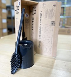 bbb La Brosse WC Bio-sourcées Et Recyclées Noir Zan