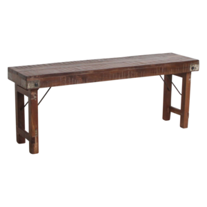 Wooden bench foldable 120 cm