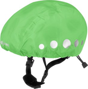 Rain cover for bicycle helmets - green