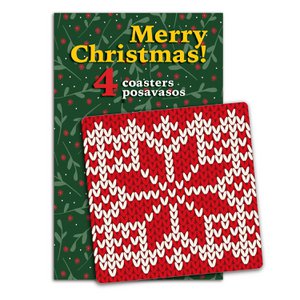 Set of 4 Xmas Coasters