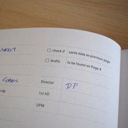 Carnet de papeterie Storyboard