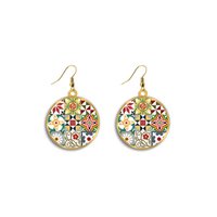 Modernista Tiles Rd Earrings