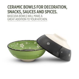Set di ciotole decorative in ceramica da 2/4- 12 cm fatte a mano