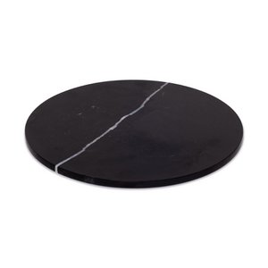 Marmortablett rund Ø30cm schwarz