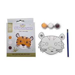 Zooniverse Tiger Paint Your Own DIY Suncatcher