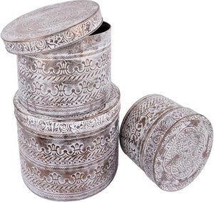 BLECHDOSEN FÈS 3 TEILIGES SET (HOFF3489)