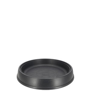 Plastic coaster Sofia, D33cm, H4.9cm, anthracite