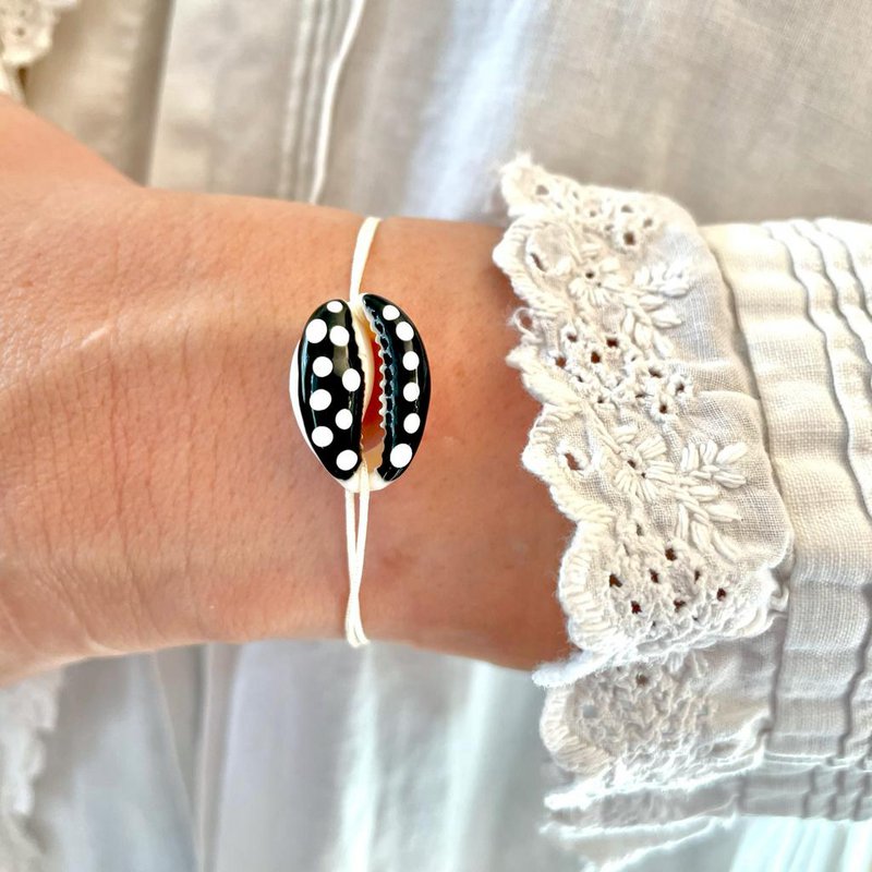 Polka Dot schelp armband