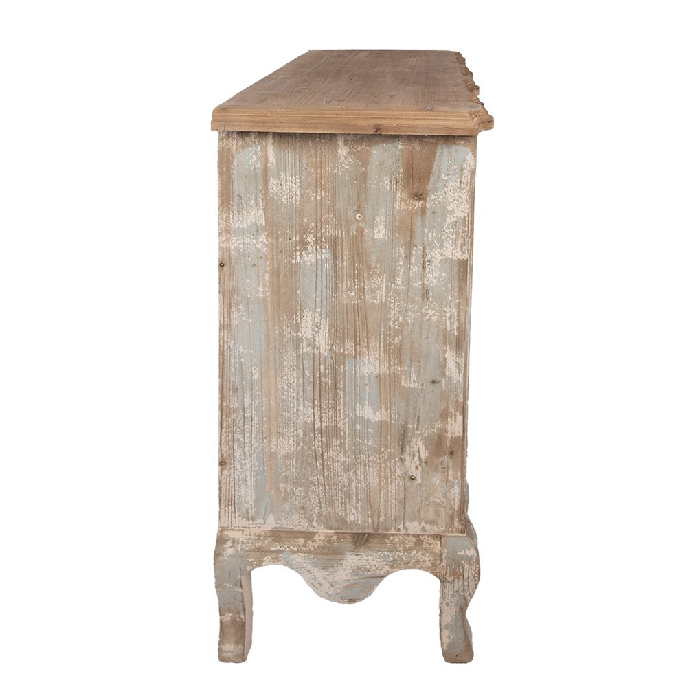 Ladekast 95x38x90 cm Beige Hout