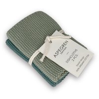 Dish Cloths - Knust - Solid - Mint (elk met 2)
