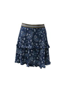 Funkle Girls Skirt dark blue with print