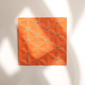 Magenta Diamond geometrische decoratieve wandpaneelkopie