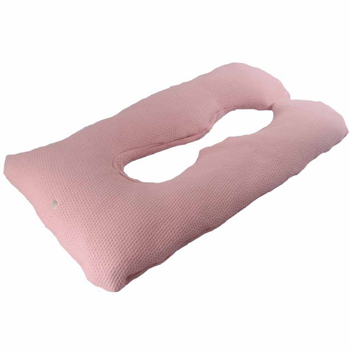 Zwangerschapskussen light pink - Soft Dots