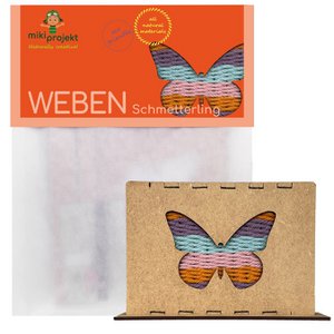 Bastelset Schmetterling weben