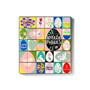 "Osterpastell" -Set - 72% dunkle Schokolade oder Milch 35%