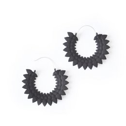 Pendientes Dalia negro