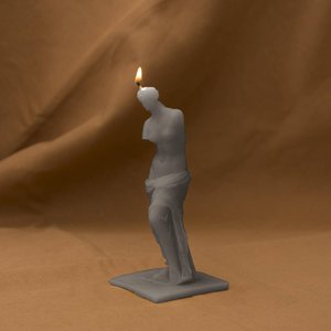 Venuskerze (grau)