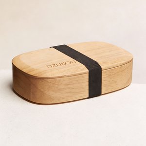 Brotdose aus Holz mit herausnehmbarer Trennwand – 450 ml