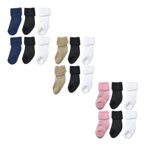 Erstlings Söckchen 3er Pack » Socken Vollfrottee » 3 Paar Babysocken » Söckchen für Neugeborene