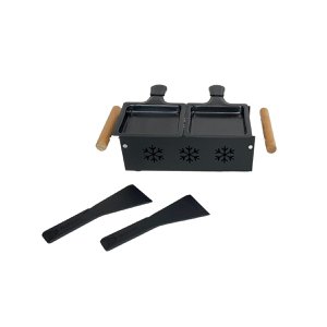 Candle-light raclette for 2 people Fackelmann culinary specialties