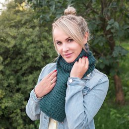 NEEDLE IT® Kit Tricot pour débutant Adulte Complet avec Aiguilles à Tricot – Écharpe en Laine à Tricoter soi-même - Idée Cadeau (Vert Foncé)