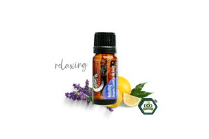 Ontspannend mengsel van biologische etherische oliën