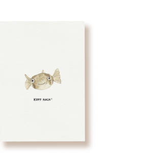 Head up! Kugelfisch | postcard