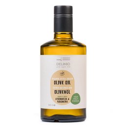 Premium organic olive oil, 500 ml, high in polyphenols, extra virgin olive oil.