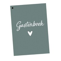 Gästebuch-Eintrittskarten 50 Pers. - Grün