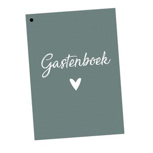 Guestbook entry cards 50 pers. - Green