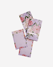 Lista de tareas en lujoso floral lila