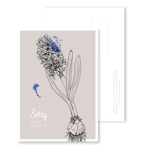 Ansichtkaart Sorry