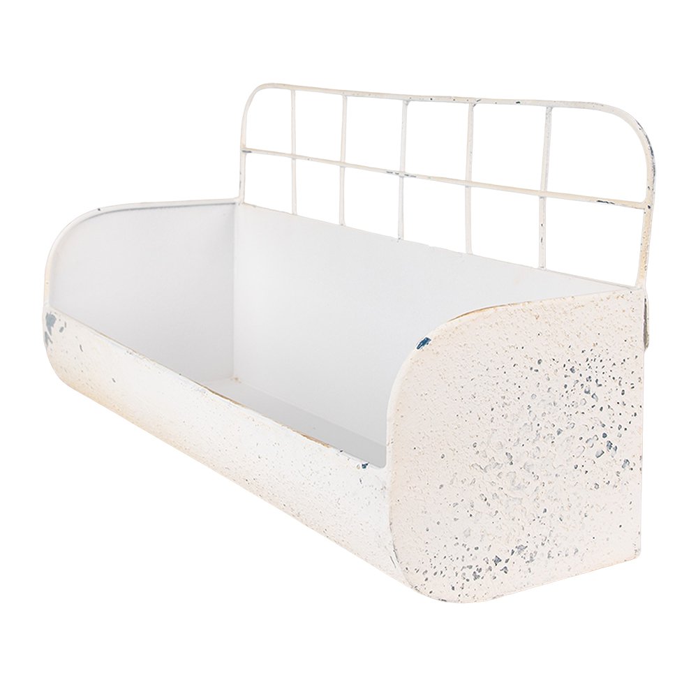Wandrek 38x14x20 cm Beige IJzer Muurrek