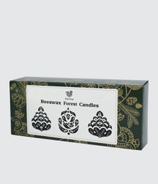 Candele della foresta di cera d'api
