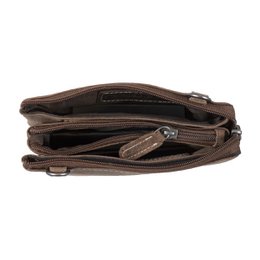 Lille skuldertaske I 3 farver Buffalo Læder - Festivaltaske - Lædertaske Lille - Crossbody taske til kvinder - Str. M