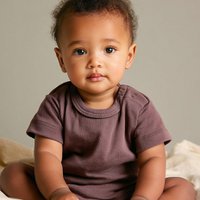 Wollen Romper korte mouw – Merinowol - Twilight Mauve